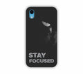 Stay Focused Dark iPhone XR  Mobile Case