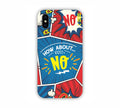 How About No Comic Design iPhone XS Max  Mobile Case