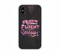 I Speak Fluent Sarcasm Universal Pink Shade iPhone XS Max Mobile Case