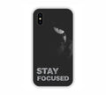 Stay Focused Dark iPhone XS Max  Mobile Case