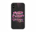 I Speak Fluent Sarcasm Universal Pink Shade iPhone X Mobile Case