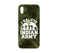 I Salute Indian Army iPhone X Mobile Case
