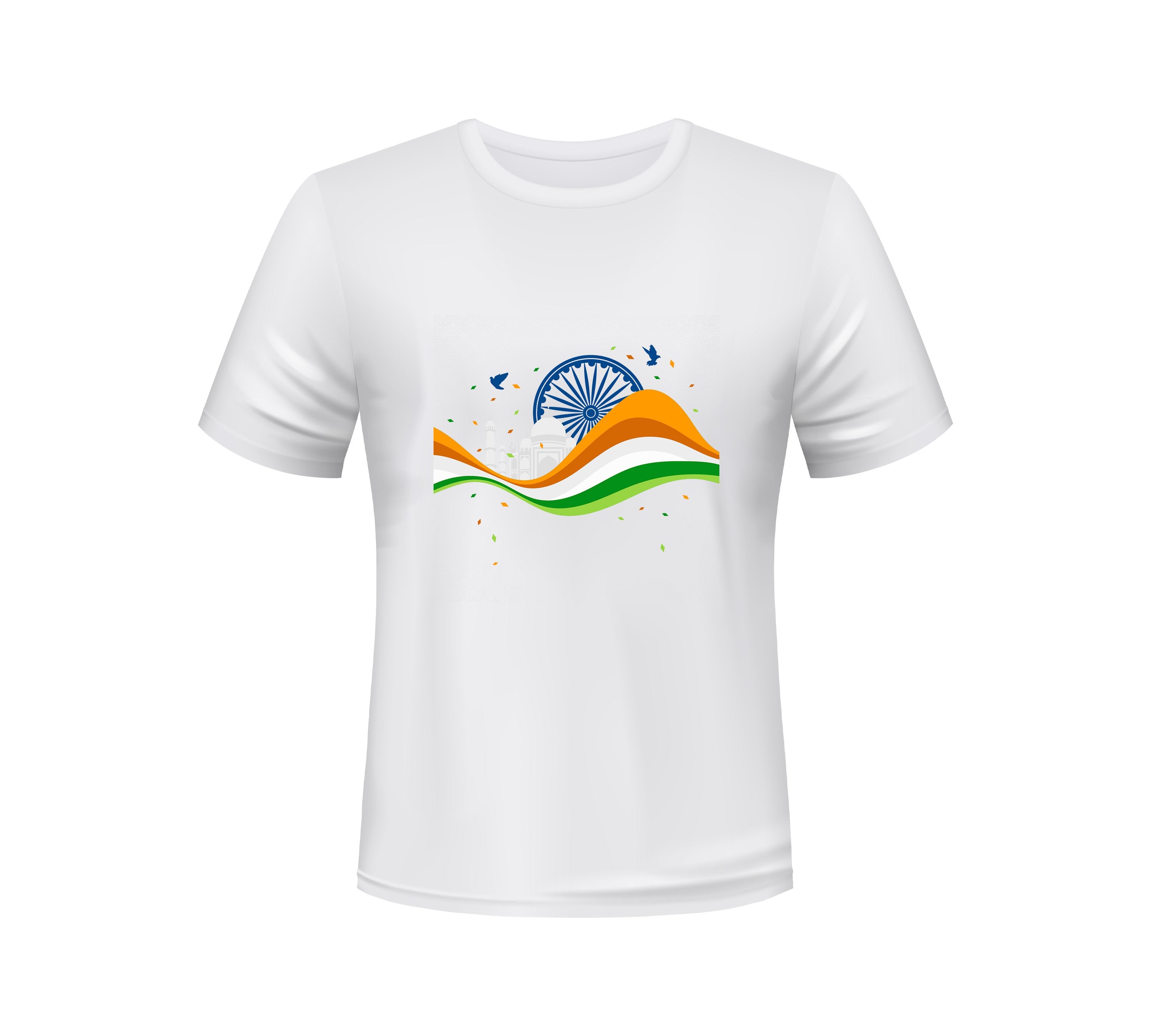 Indian Flag Color Design T-Shirt