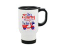 Life Is A Journey, Enjoy The Ride Steel Travel Mug 