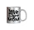 Love You Mom Silver Color Mug 