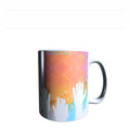 Vector Holi Hand White Mug