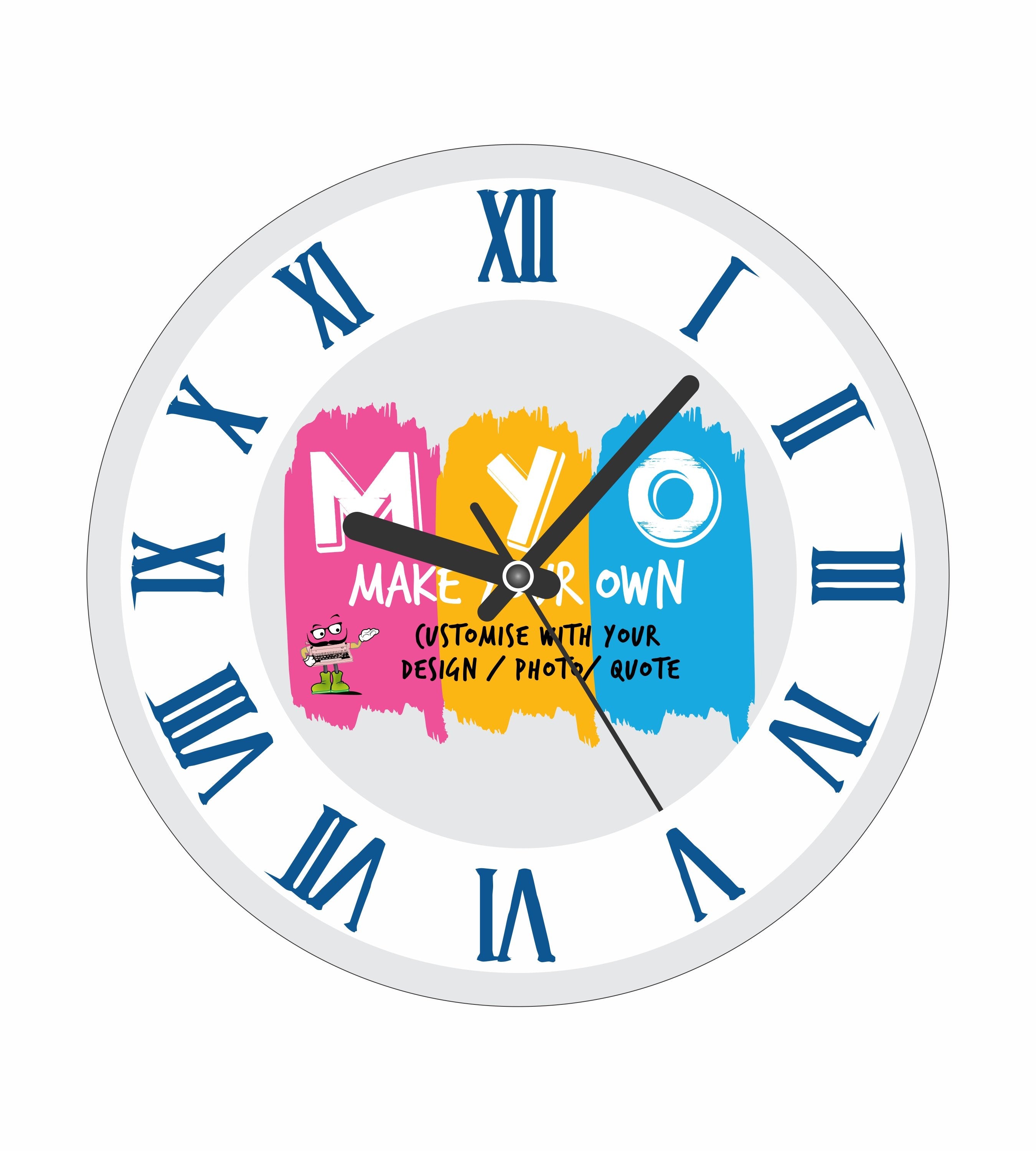 Personalised and Customised Wall Clock