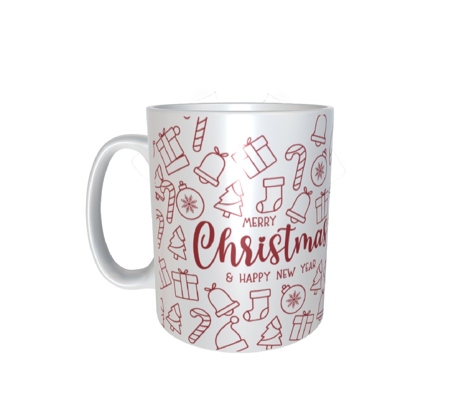Merry Christmas And Happy New Year White Mug 