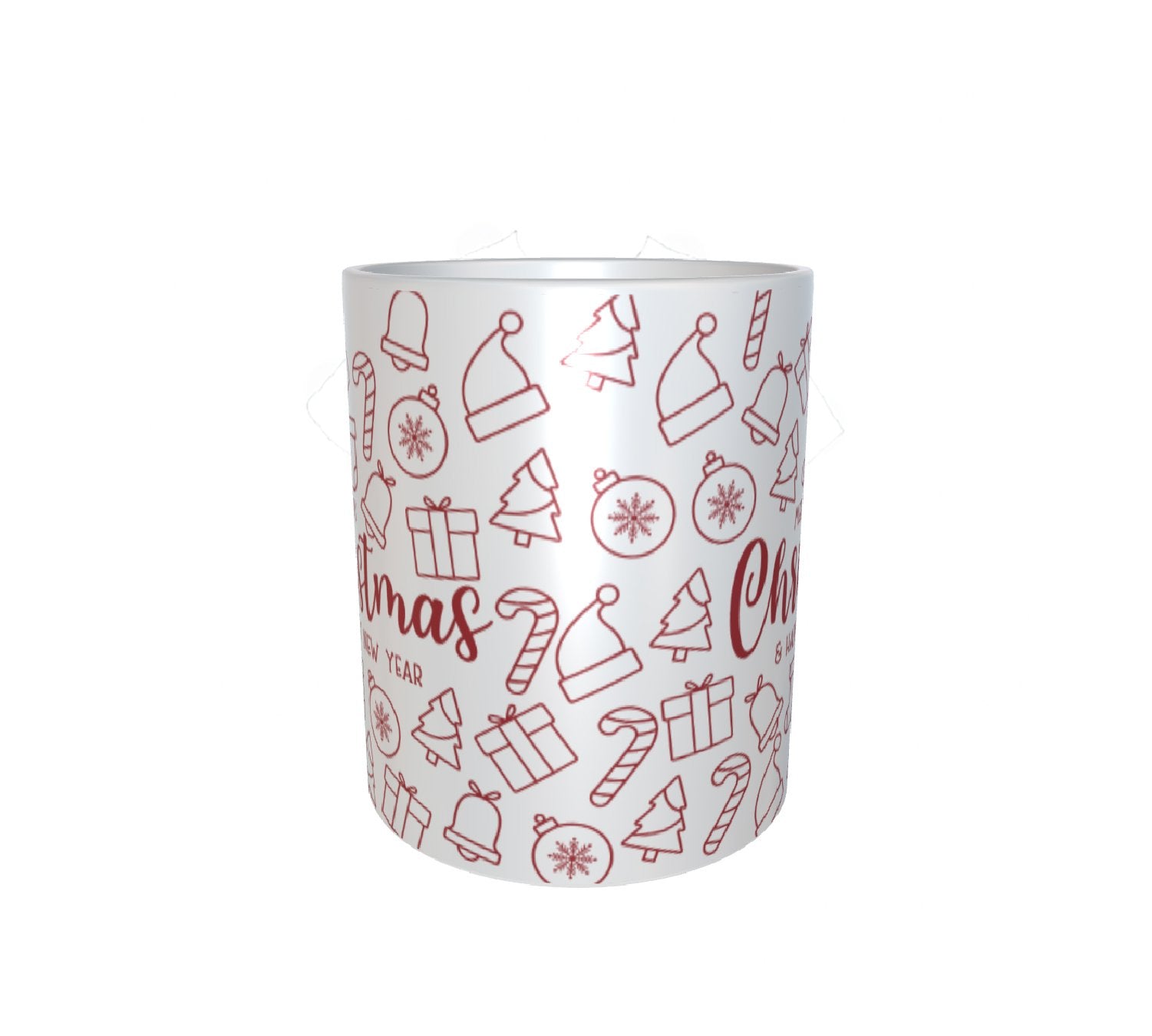 Merry Christmas And Happy New Year White Mug 