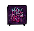 Mom You Are The Best Rock Slate With  Plastic Stand