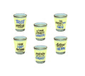 Motivational Quotes Shot Glass (Set of 6)