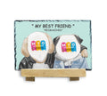 Personalised and Customised My Best Friend Reimagined Rock Slate With Easel Stand