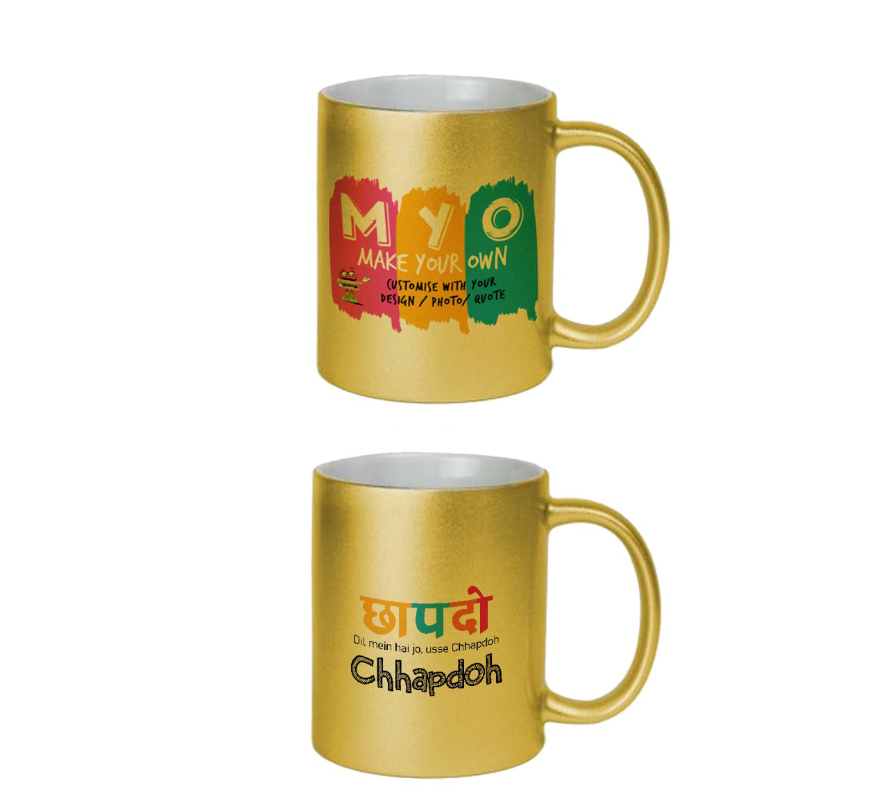 Ceramic Golden Mug