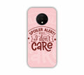 Spoiler Alert I Don't Care Pink Shade One Plus 7T Mobile Case