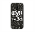 Leaves And Lattes Black Texture One Plus 7 Mobile Case