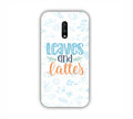 Leaves And Lattes Sky Blue Texture One Plus 7 Mobile Case
