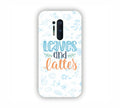 Leaves And Lattes Sky Blue Texture One Plus 8 Pro Mobile Case