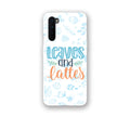 Leaves And Lattes Sky Blue Texture One Plus Nord Mobile Case