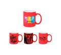 Personalised and Customised Neon Orange Mug