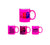 Personalised and Customised Neon Pink Mug