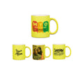 Personalised and Customised Neon Yellow Mug