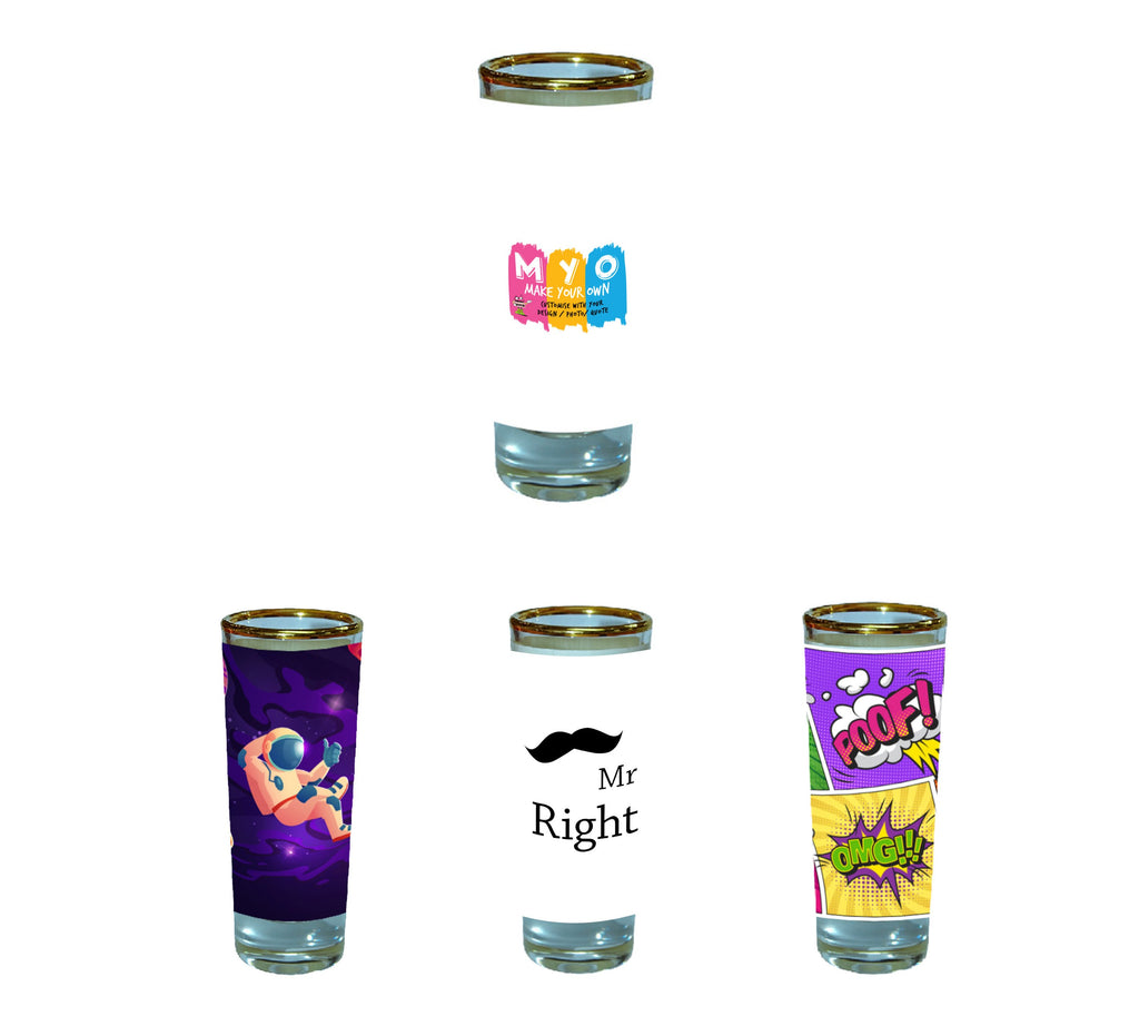 Personalised and Customised Shot Glass 3 oz