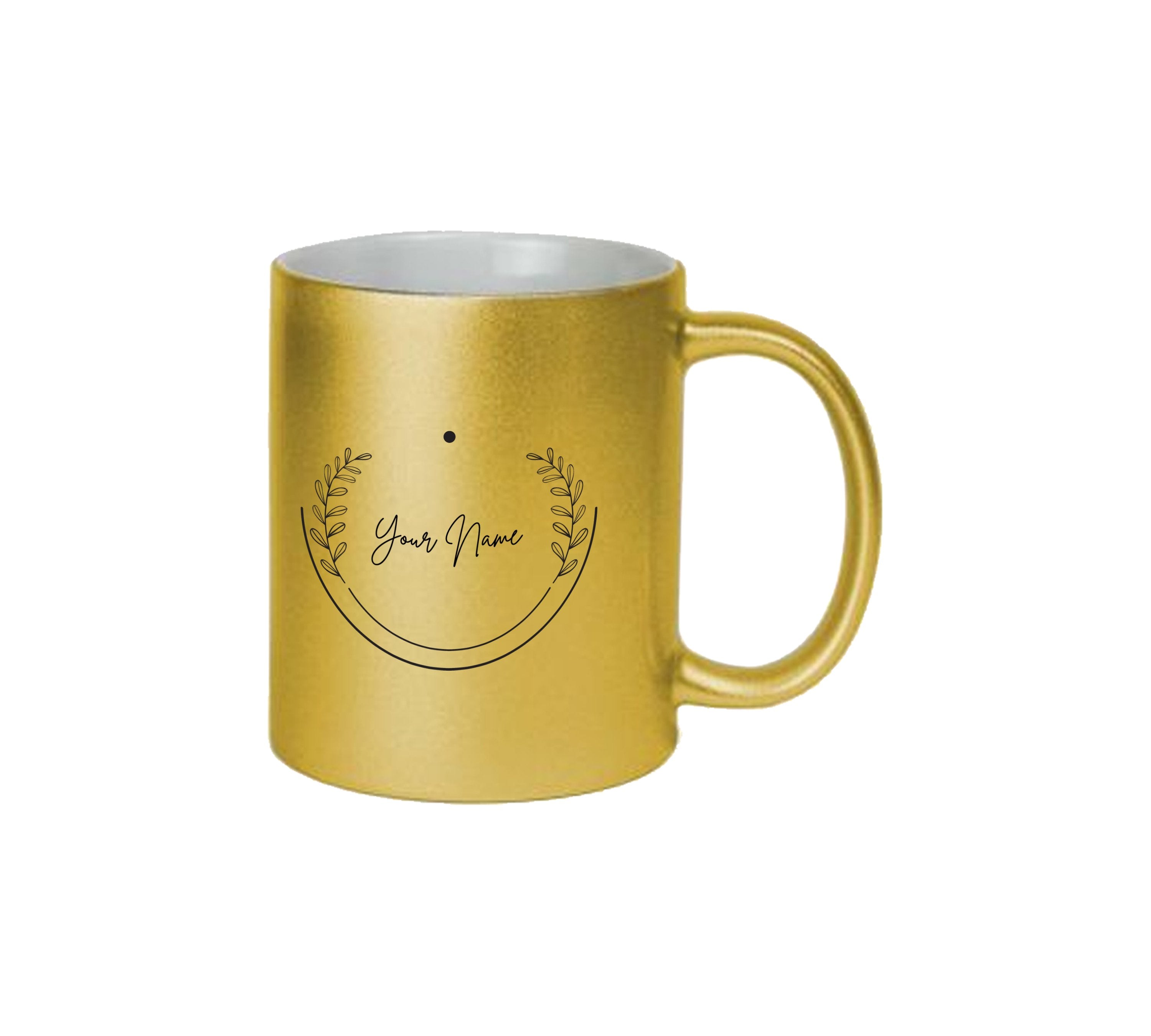 Petals Name Golden Mug