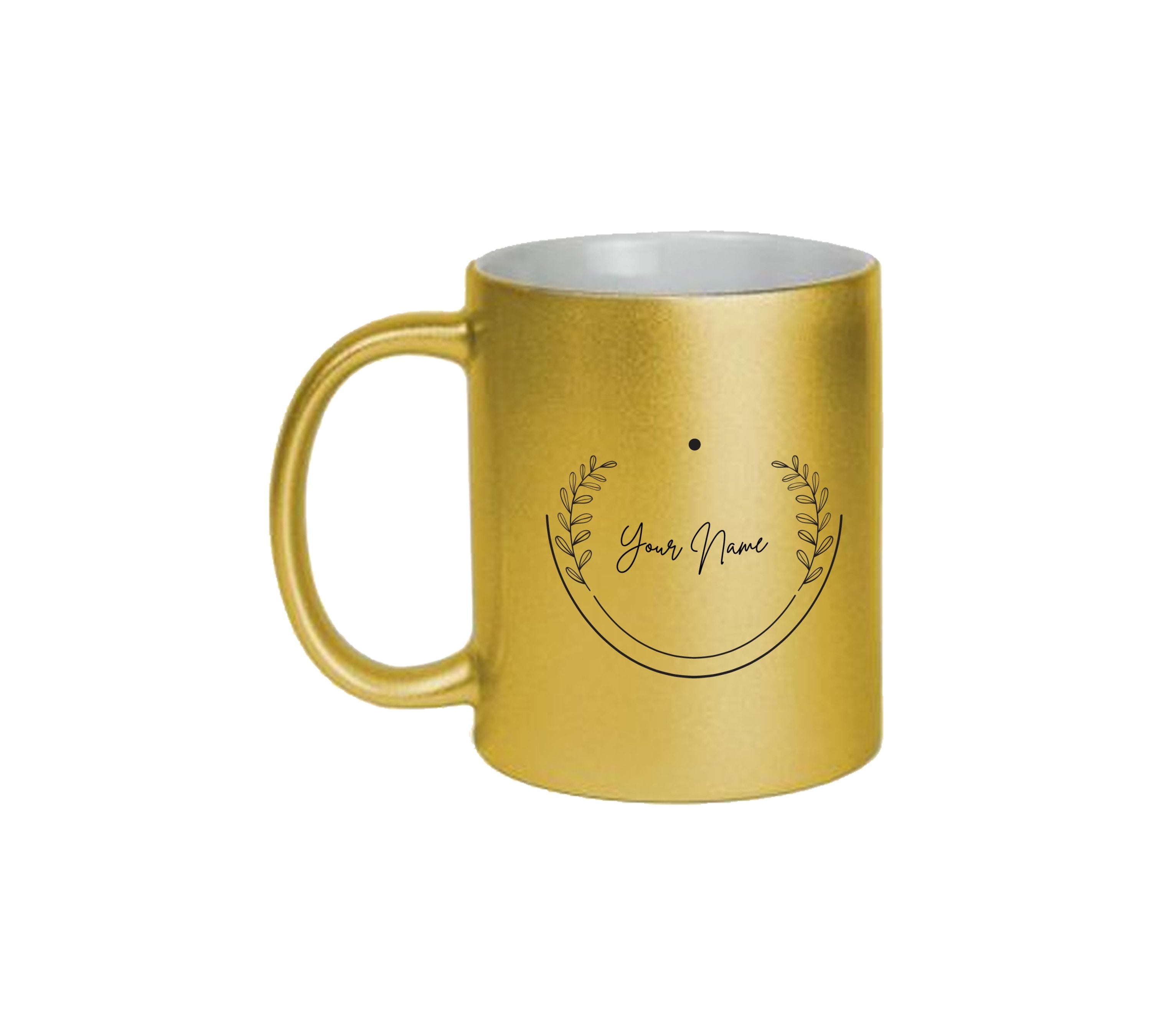 Petals Name Golden Mug