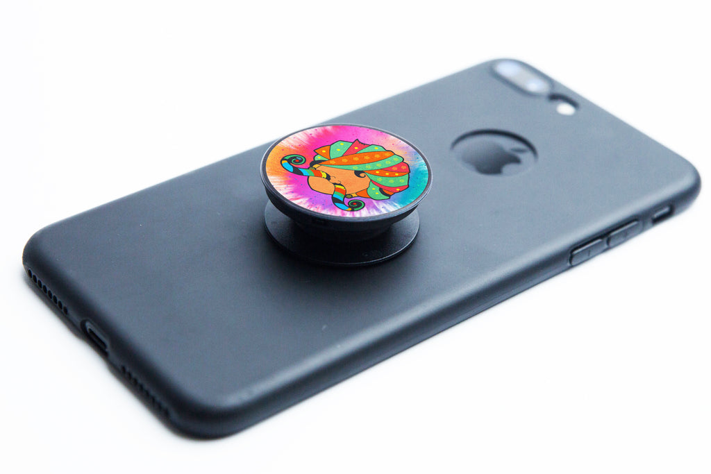 Rajasthani Pagdi With Color Splash Holi Pop Socket
