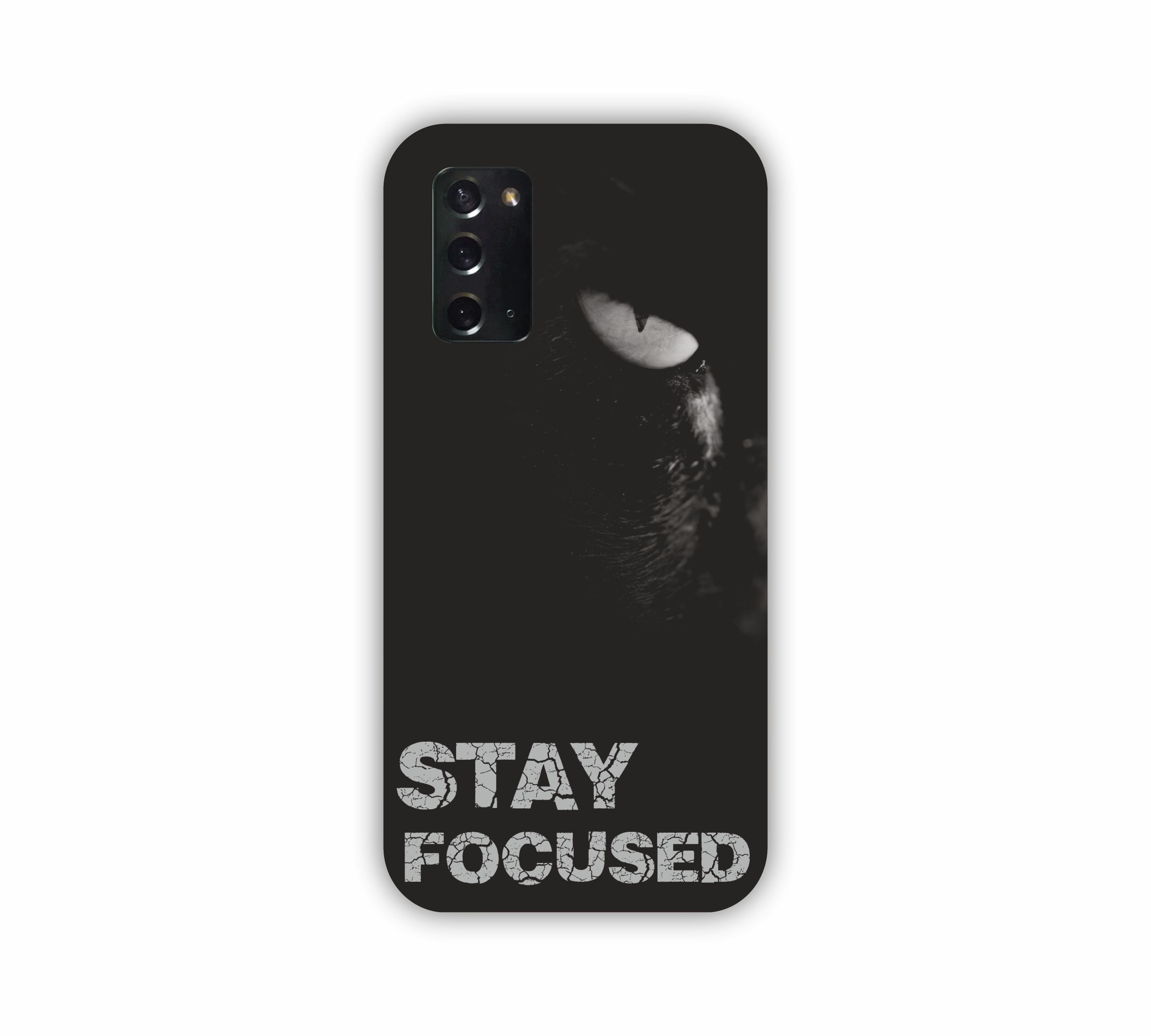 Stay Focused Dark Samsung Note 20 Mobile Case 