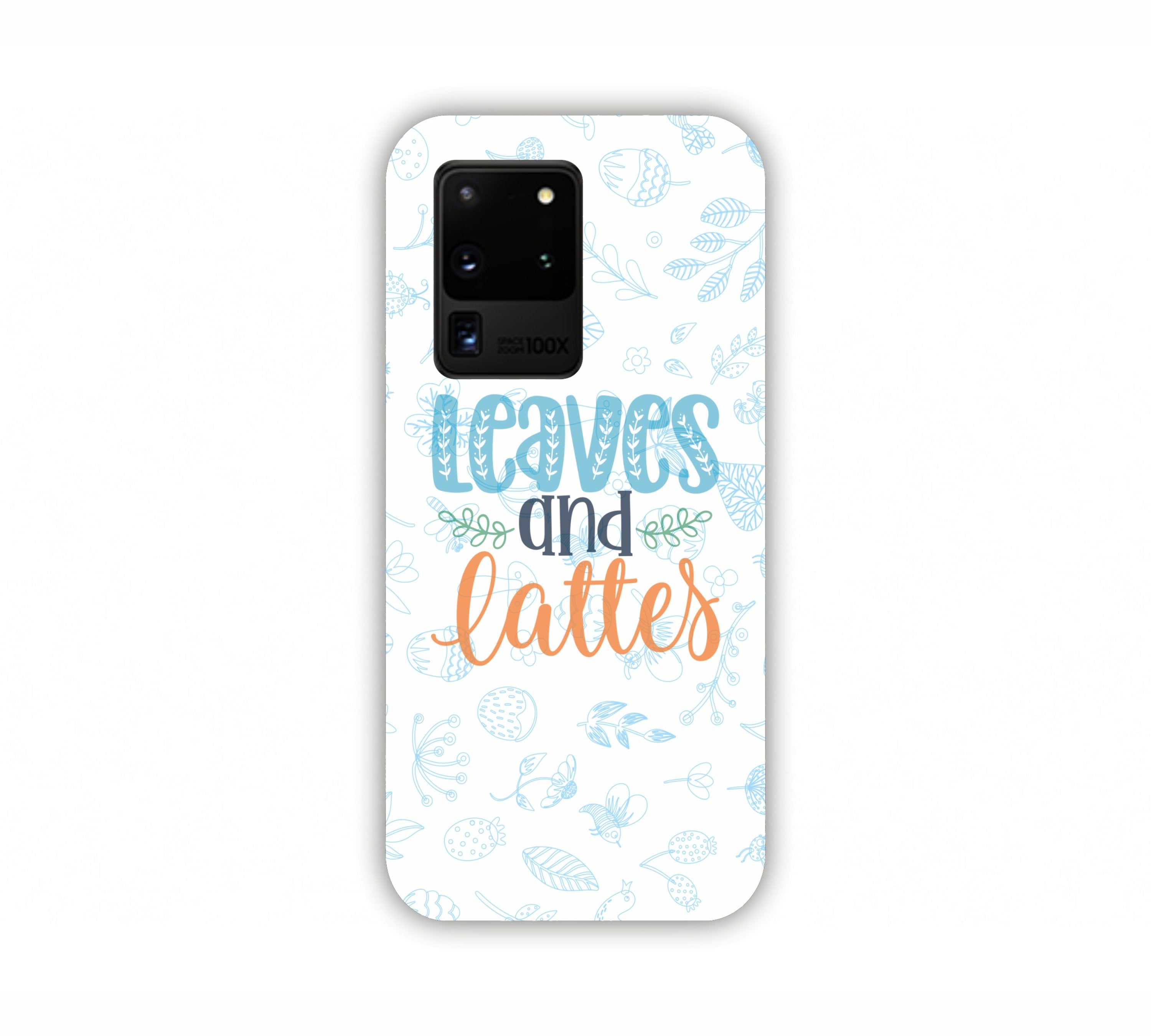 Leaves And Lattes Sky Blue Texture Samsung S20 Ultra Mobile Case