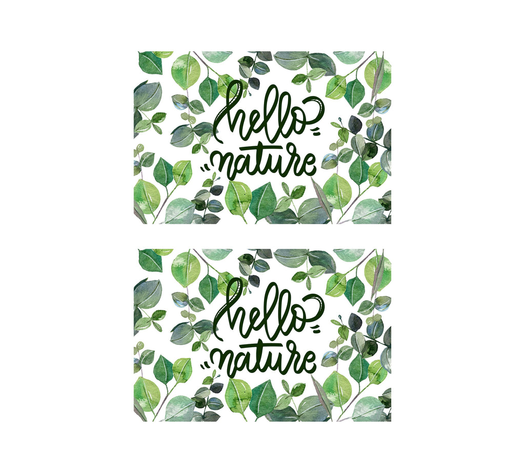 Set of 2 Hello Nature MDF Table Mat