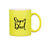 Super Dad Neon Yellow Mug