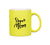 Super Mom Neon Yellow Mug