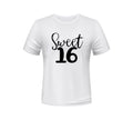 Sweet 16 Round Neck T-Shirt 