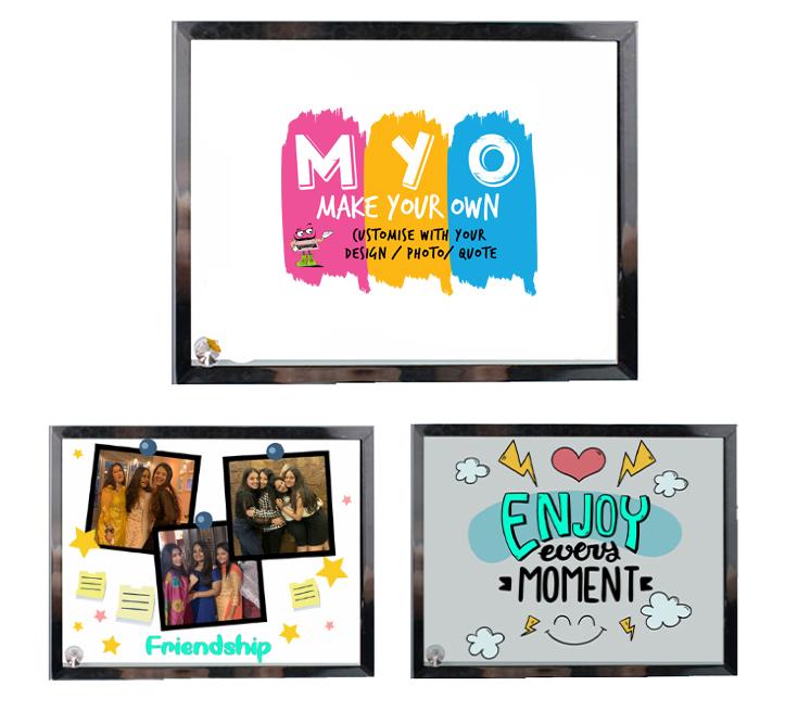 Personalised and Customised Glass Frame Rectangle