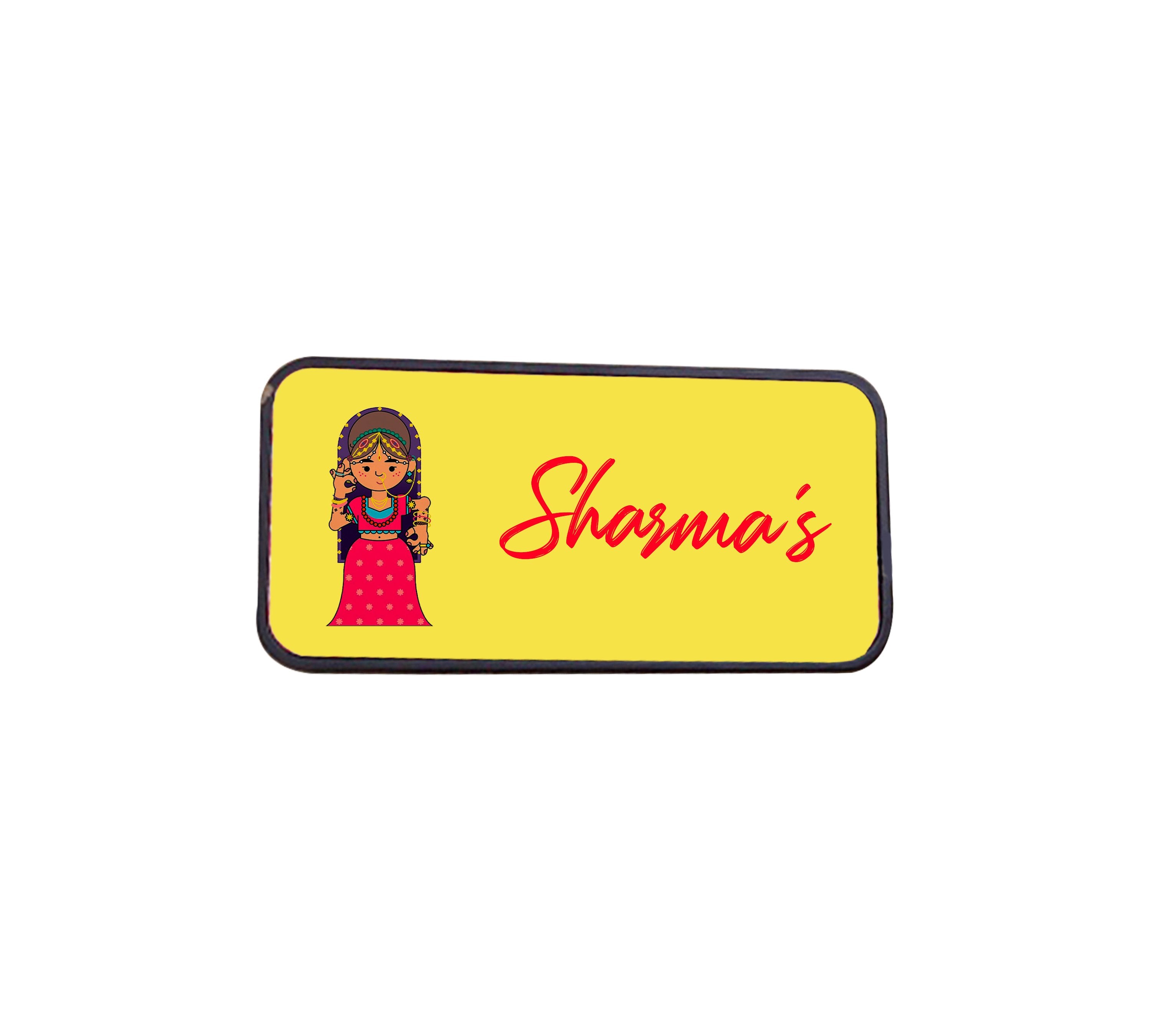 The Goddess Lakshmi Name Plate