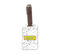 Travel MDF Luggage Tag With Leatherette Strap