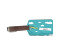 Cloud Travel MDF Luggage Tag With Leatherette Strap