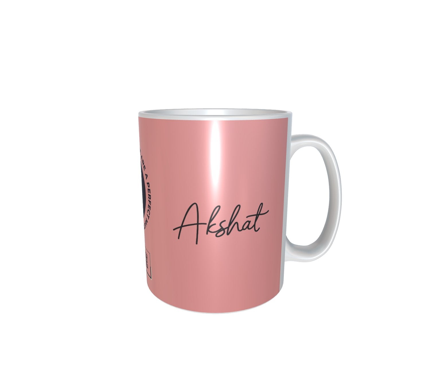 We Are A Perfect Match White Mug