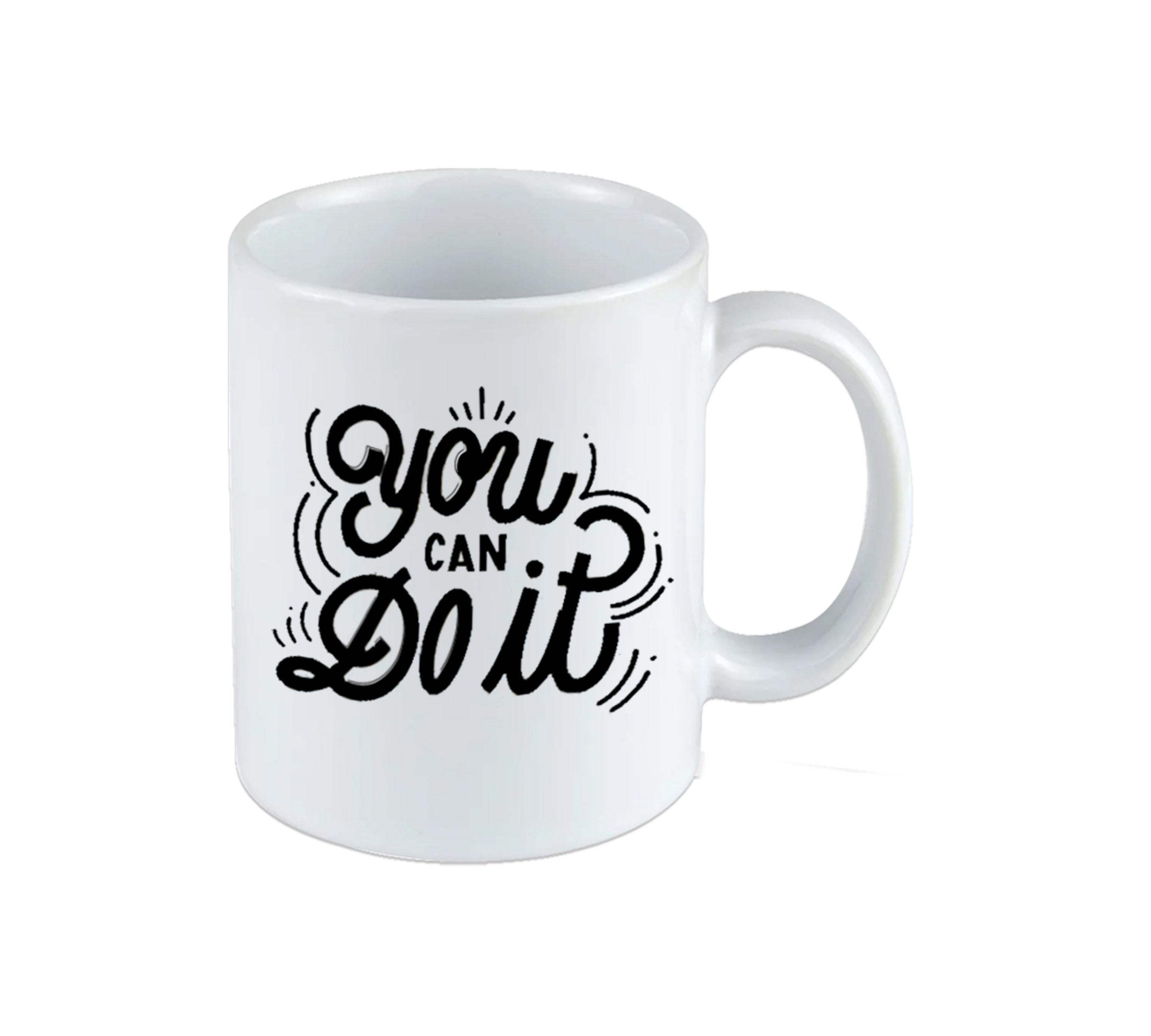 You Can Do It White Mug