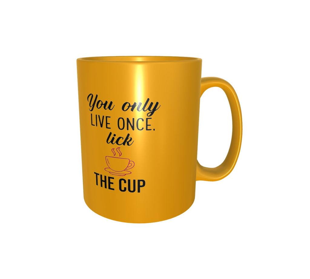 You Only Live Once Patch Mug