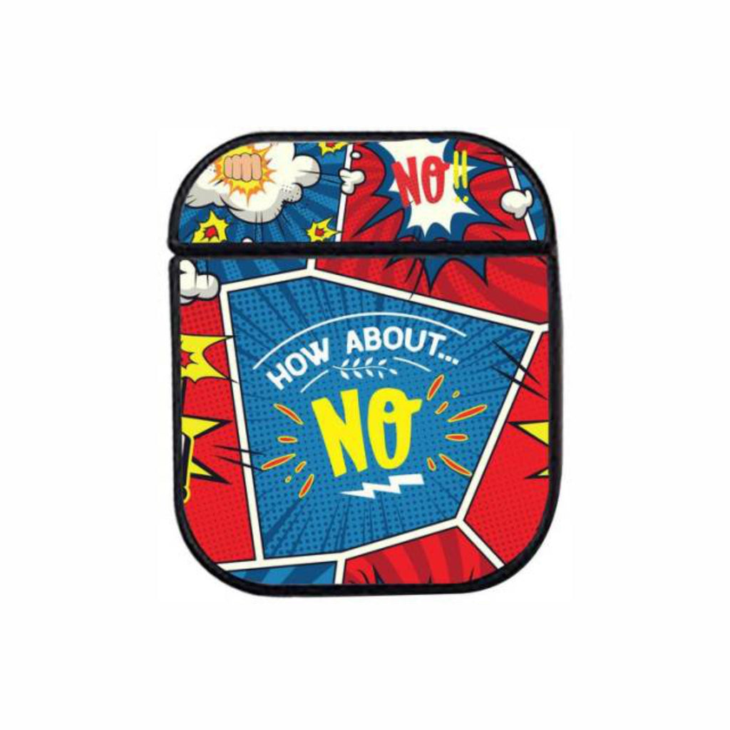 How About No Comic Design Airpods Case
